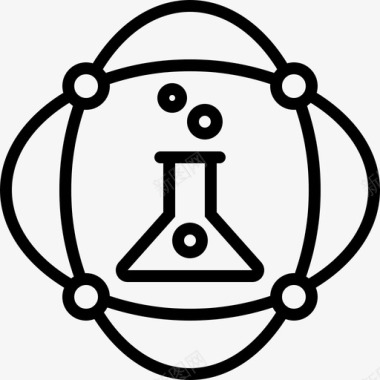 科学化学医院图标图标