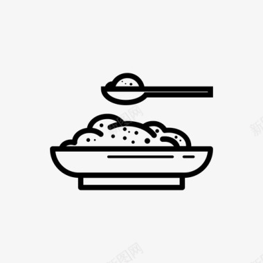 米饭碗吃的图标图标