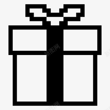 礼品8位盒子图标图标