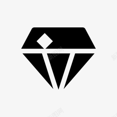 钻石宝石宝物图标图标