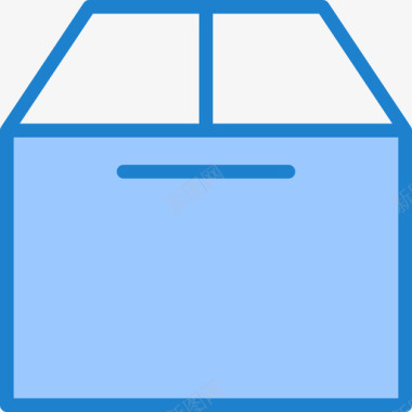 电子商务pptBox电子商务108蓝色图标图标