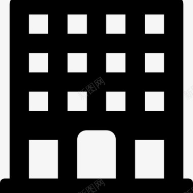 商业大楼插画摩天大楼建筑城市建筑图标图标
