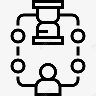 等待审核等待过程沙漏装载图标图标