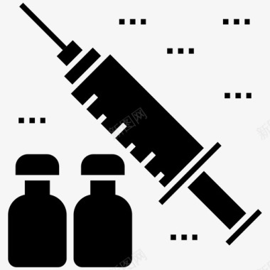 医疗包注射血样医疗剂量图标图标