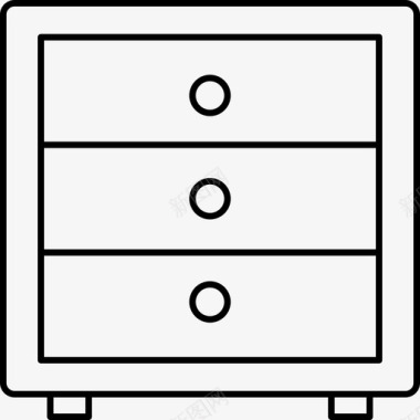 抽屉档案文件柜图标图标