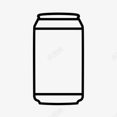 雪花啤酒标志12盎司啤酒罐啤酒罐手工啤酒图标图标