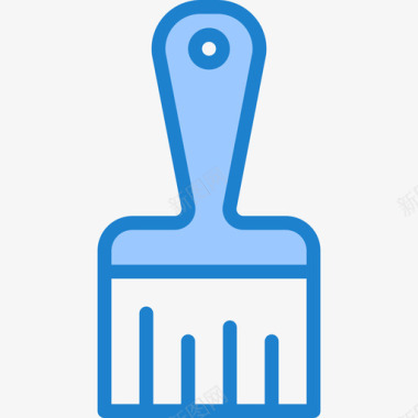 蓝色SGS图标刷子木匠20蓝色图标图标