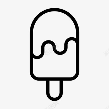 冰棒糖果奶油图标图标