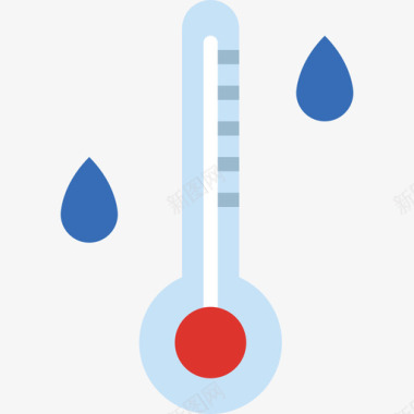 量温度温度计天气141扁平图标图标