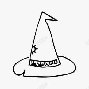 帽子童话魔法图标图标