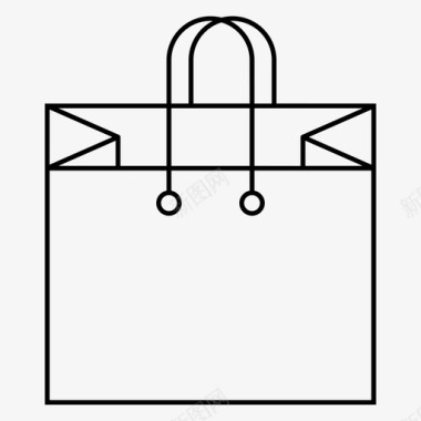 免抠购物袋png购物袋购买昂贵图标图标