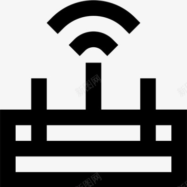 Wifi信号电信3线性图标图标