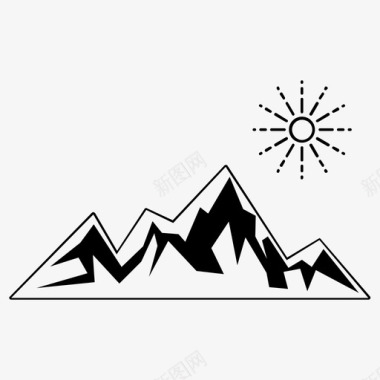 鐢峰瓙山地理高度图标图标
