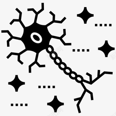 神经元细胞运动神经元神经细胞图标图标