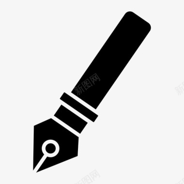 钢笔工具绘图深色平面图标图标