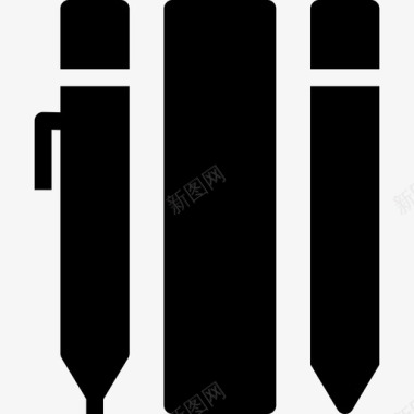 采购产品钢笔尺笔铅笔尺文具图标图标