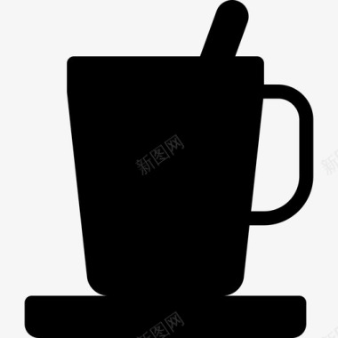 咖啡杯马克杯商务和办公室图标图标