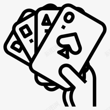 游乐园海报背景卡赌场赌博图标图标