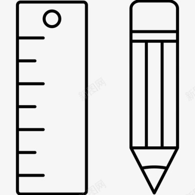 尺规尺编辑图标图标