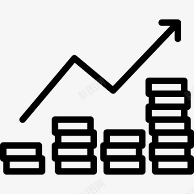 9月硬币9月投资2线性图标图标