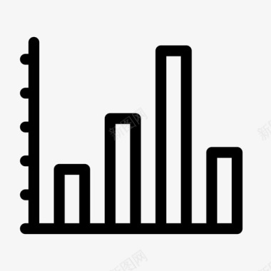 显示哭柱形图条形图图形图标图标