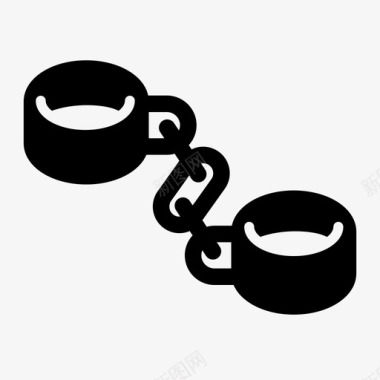 锁链束缚监狱图标图标