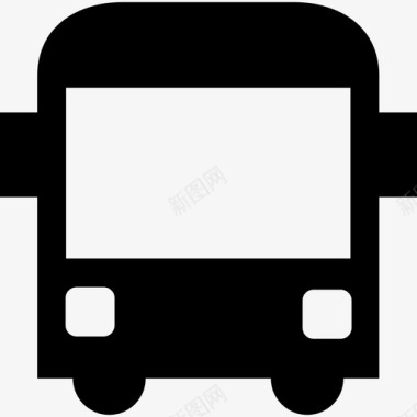 公共汽车公共汽车学校校车图标图标
