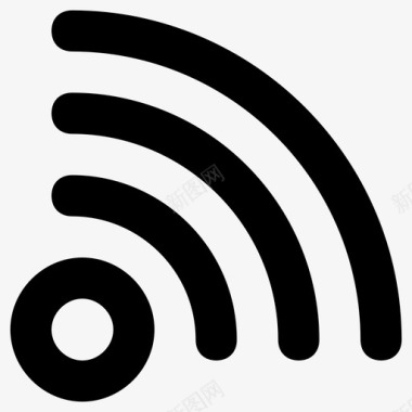 WiFi信号rss博客feed图标图标