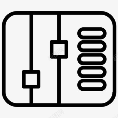 效果PNG素材均衡器效果多媒体图标图标