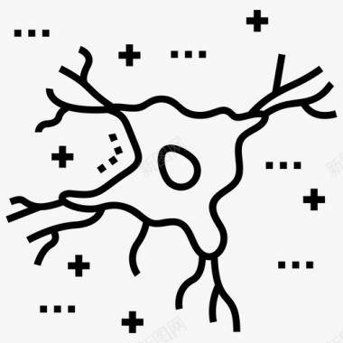 神经元运动神经元神经细胞图标图标