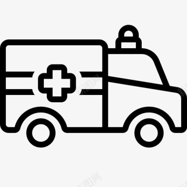 救护车紧急情况护理人员图标图标