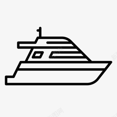 手表船帆船图标图标