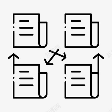 4K标识交换数据文件图标图标