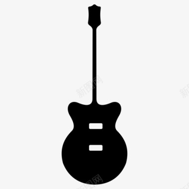 摇滚吉他吉他摇滚音乐演奏流派吉他坚实图标图标