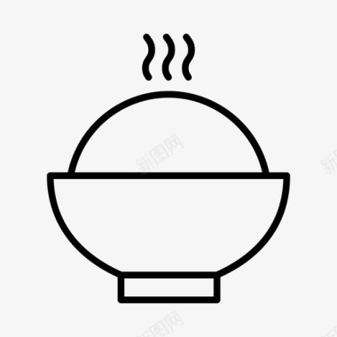 米饭烹饪咖喱图标图标