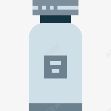 水瓶背包客2扁平图标图标