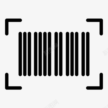 条码条码扫描仪电子商务图标图标