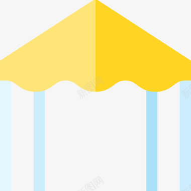 遮阳伞野餐34平顶图标图标