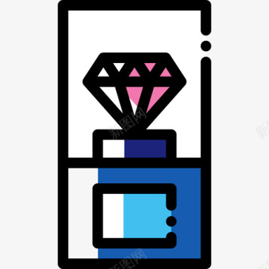 钻石黄冠钻石博物馆47颜色省略图标图标