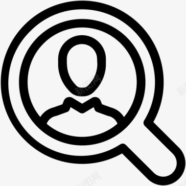 搜索图标搜索工作员工企业管理图标图标