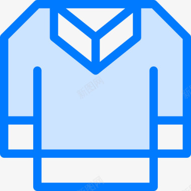 马球衫冲浪2蓝色图标图标