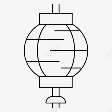 灯笼中国中文图标图标
