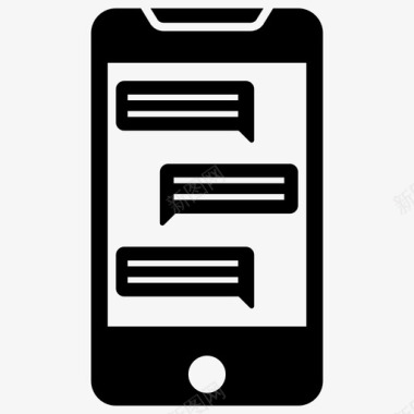 手机短信聊天彗星手机短信图标图标