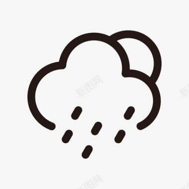 雨小雨-中雨图标