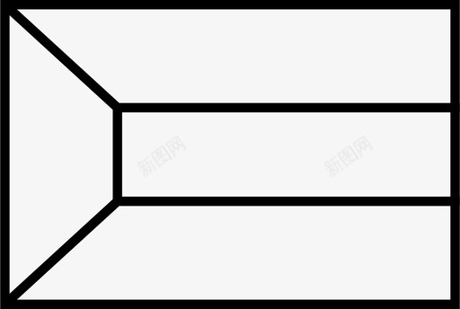 科威特国旗国家世界图标图标