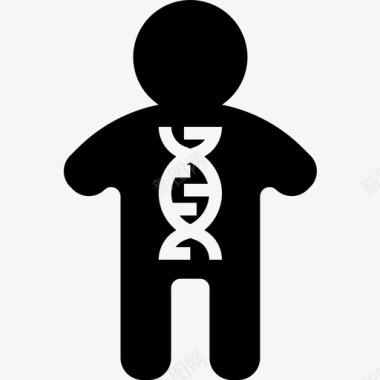 基因组遗传学3填充图标图标