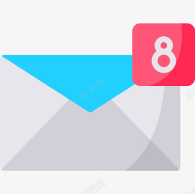 电子邮件电子邮件网站界面2平面图标图标