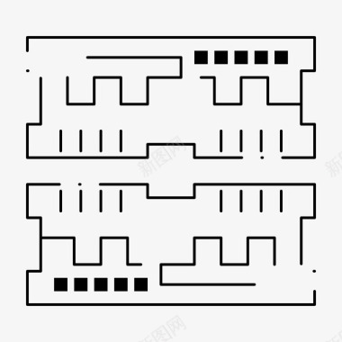 元件矢量素材虚线制卡元件计算机图标图标