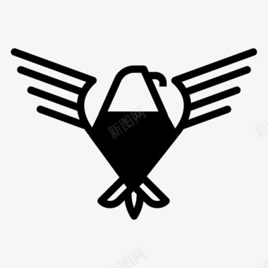 爱国福美国鹰美国军队图标图标
