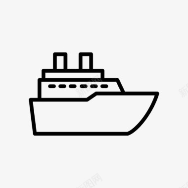 船船港帆图标图标